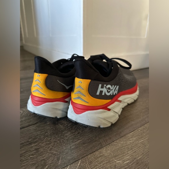 Hoka One One Clifton 8 Running Shoes Men Size 9.5D Gray Comfort Low Top Sneakers - Picture 4 of 11